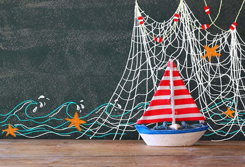 Nautical  Adventure School Children Backdrop GY-050