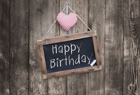 Birthday Backdrops Wood Background Love Theme Chalkboard Background