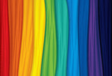 Birthday Backdrops Rainbow Background Curtains Backdrops HJ04268