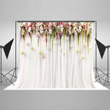 Happy Birthday Backdrop White Background Curtains Backdrops HJ04269 