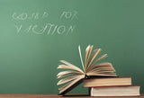 School Backdrops Photography Backdrops Books Background Chalkboard HJ04323