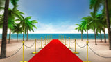 Beach Red Carpet Party Decoration Photo Backdrops DBD-19429