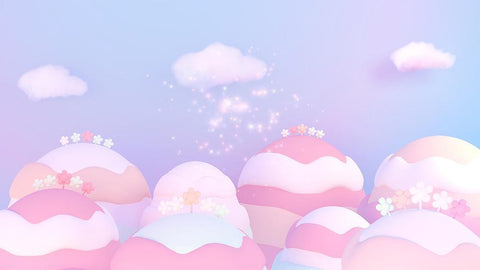 Ice Cream World Background Baby Shower Backdrops IBD-19275