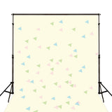  Bunting Backdrops Yellow Background J02587