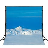 Season Backdrops Winter Background Snowy Backdrop Snow Mountain J02722