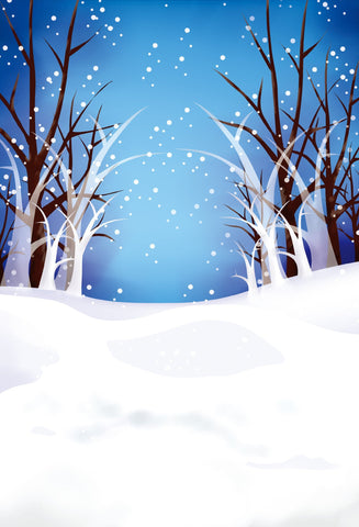 Season Backdrops Winter Backgrounds Snowy Backdrop Snowfield J02725