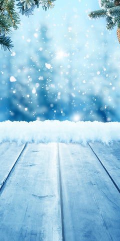 Season Backdrops Winter Backdrops Snowy Background Snowflake J02731