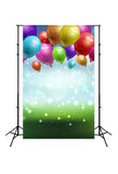 Fondo Fotográfico para Decoración de Cumpleaños de Globos Bokeh J03147