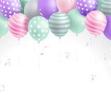 Telón de Fondo para la Fotografía de Cumpleaños con Globos Coloridos J03148