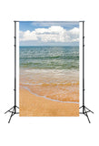 Sand Beach Sea Summer Holiday Backdrop J03734