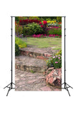 Spring Flowers Parks Scenery Photo Studio Backdrop J05495