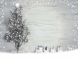 White Snowflake Christmas Snow Backdrops KAT-54