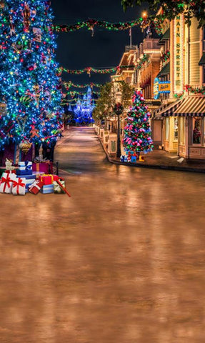 Luces de Navidad Telones de Fondo de Pueblo de Decoraciones de Navidad L-810