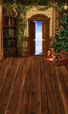 Luces de Navidad Árboles Telones de Fondo de Decoraciones de Habitación para Fotografía L-813