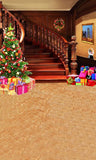 Decoraciones de Habitaciones de Navidad Árbol de Navidad Regalos Telón de Fondo de Fotografía L-878