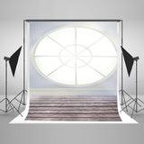 Scenic Backdrops Window Backgrounds Wood Backdrop Grey Wall LK-2442