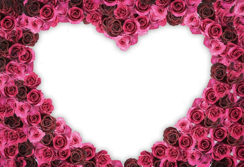 Fondo Fotográfico para Eventos de Pared con Corazones y Flores LM-H00117