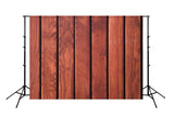 Fondo Fotográfico de Fiesta de Pared de Madera Roja LM-H00230