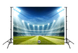 Football Field Spotlights Night Sports Photo Photography Backdrop M091