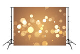 Bokeh Lights Brown Photography Backdrop M101