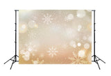 Snowflake Bokeh Winter Photo Booth Backdrop M102