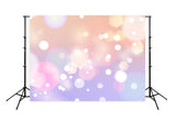 Pink Bokeh Lights Children Photo Booth Backdrop M121