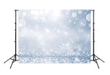 Slivery Glitter Bokeh White Photo Studio Backdrop M128