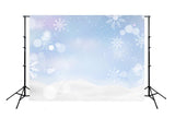 Snowflake Bokeh Winter Photography Backdrop M130