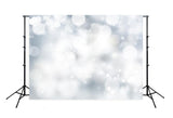 Slivery White Bokeh Photography Backdrop M164