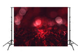 Red  Shinning Bokeh Photo Booth Backdrop M167