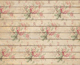 Retro Floral Telón de Fondo de Madera Telón de Fondo para Fotografía NB-004