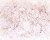 Pure Milk White Flowers Backdrop for Photography NB-049