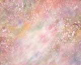 Beautiful Dream Colorful Painting Flowering Branches Artistic Photography Backdrop NB-082