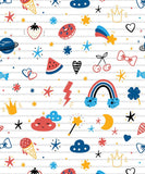 Painted Food Background Cute Backdrops for Children IBD-19276