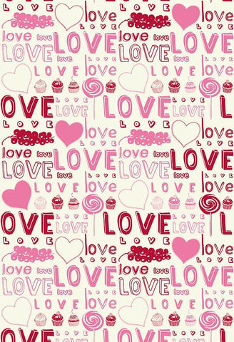 Patterned Backdrops Backdrops Hearts Backgrounds Love S-2648