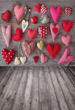 Themed Patterned Backdrops Hearts  Background Backdrop S-2668