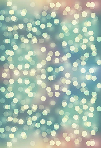 Green Bokeh Shiny Photography Backdrops for Studio S-2909