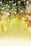 Bokeh Sparkle Tree Backdrop for Christmas Birthday S-2911