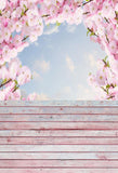 Season Backdrops Spring JBackground Pink Tree Backdrops S-3103