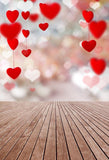 Patterned Backdrops Hearts Backdrops Painting Backgrounds S-3113