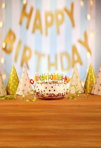 Birthday Background Paper Backdrop Cake Backdrop S-3226