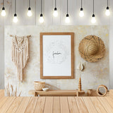 Beige Bohemia pared Decoración Fotografía Telón de Fondo SH-1016