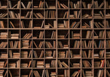 Seamless Texture Vintage Bookshelves Photography Backdrop