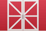 Red Barn Door Photography Backdrop