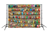 Colorful  Easter Eggs  Photo Studio Backdrop SH086