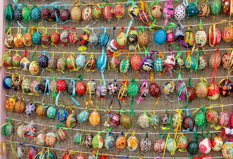 Colorful  Easter Eggs  Photo Studio Backdrop SH086