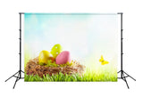 Easter Eggs Green Grass Background Backdrop for Photography SH150