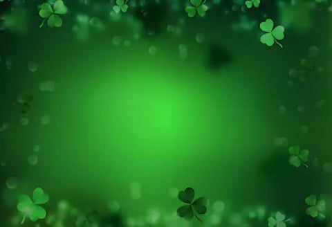 Green Happy St. Patrick's Day Photo Backdrop SH162