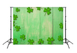 St. Patrick's Day Green Wood Floor Backdrop for Photo Shoot SH190