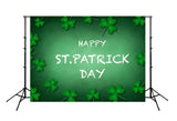 Happy St. Patrick's Day Green Spring Backdrop for Photo Studio SH191